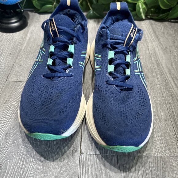 Asics Gel-Cumulus 26 Womens Size 7.5 Blue Athletic Running Shoes Sneakers - Picture 3 of 11